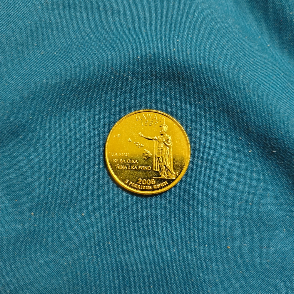 Hawaii 2008 Gold Coin